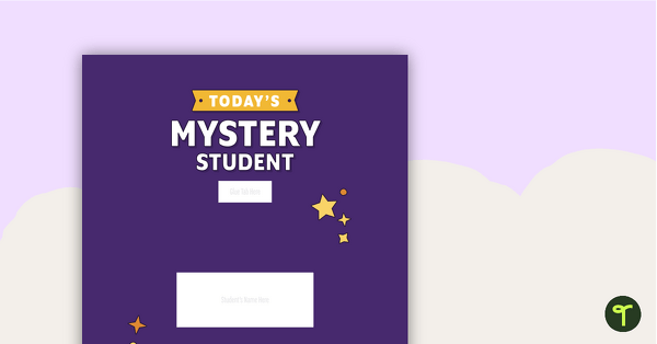Daily Mystery Student Classroom Display teaching resource