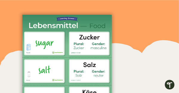 Go to Food – German Language Flashcards teaching resource