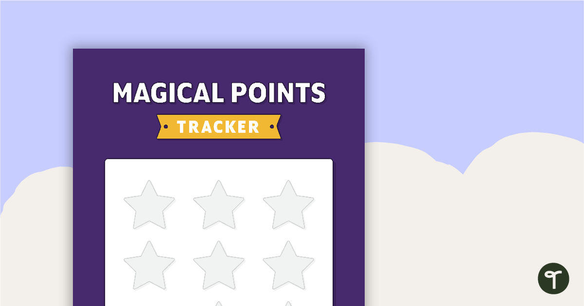 Mystery Student Magical Points Tracker teaching resource