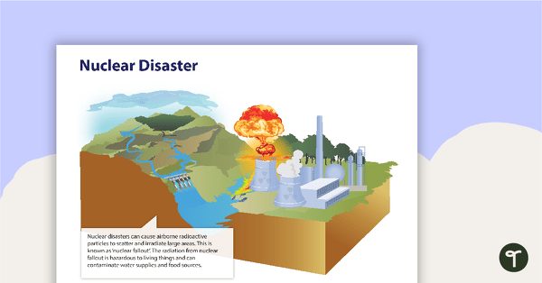 Man-made Disasters Posters with Information teaching resource