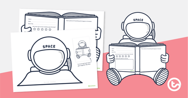 Preview image for Astronaut Book Report Template - teaching resource