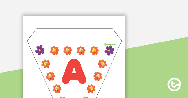 Go to Playdough - Letters and Number Bunting teaching resource