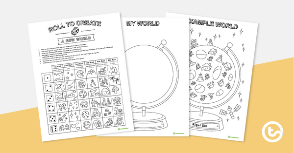 Go to Roll to Create a New World teaching resource