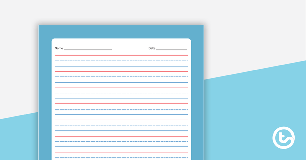 Journalism and News – Lined Writing Paper | Teach Starter