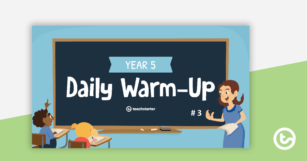 Year 5 Daily Warm-Up – PowerPoint 3 teaching resource