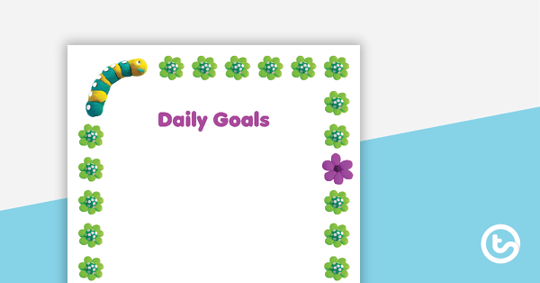 Go to Playdough - Daily Goals teaching resource