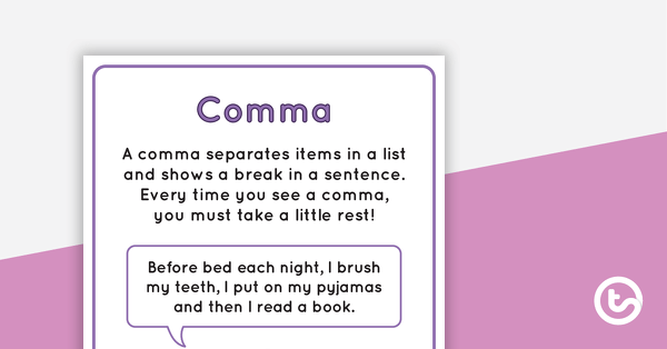 6 x Punctuation Posters teaching resource