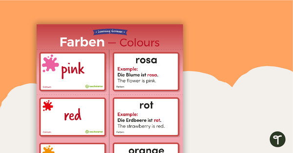 Colours – German Language Flashcards teaching resource