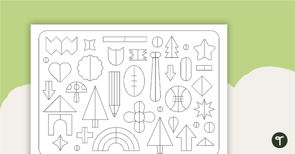 Go to Half the Fun – Fractions Colouring Worksheet teaching resource