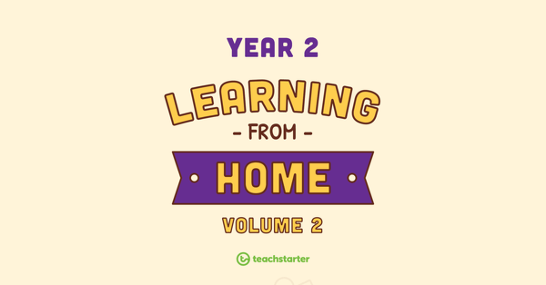Image of Year 2 School Closure - Learning From Home Pack (Volume 2)