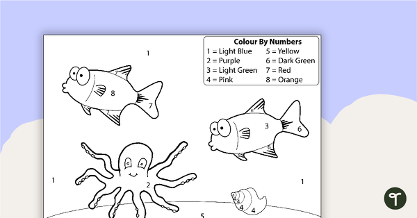 Go to Underwater Colour By Numbers teaching resource