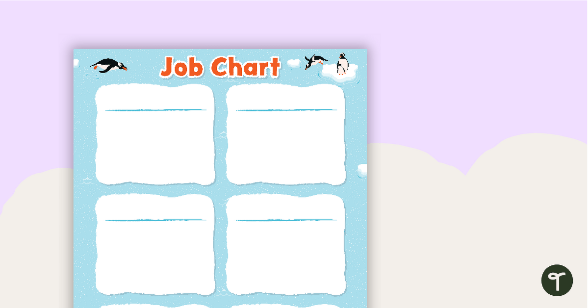 Penguins – Job Chart teaching resource