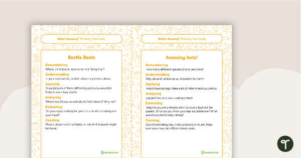 Year 1 Magazine – "What's Buzzing?" (Issue 3) Task Cards teaching resource