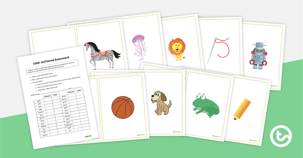 Go to A–Z Picture Flashcards (Phoneme Assessment Kit) teaching resource