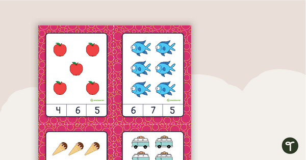 Go to Numbers 1–20 Clip Cards teaching resource