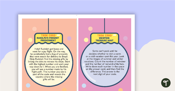 Image of Holiday Code Cracker: Lower Years – Whole Class Holiday Game