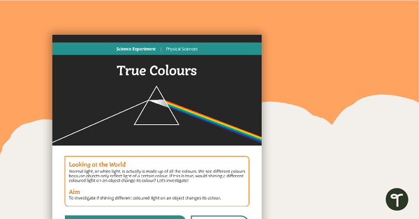 Go to Science Experiment - True Colours teaching resource