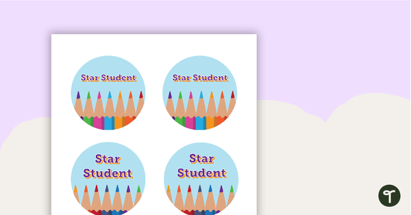Go to Pencils - Star Student Badges teaching resource