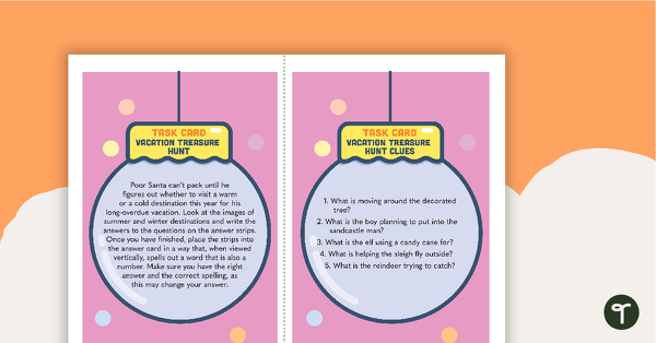 Preview image for Holiday Code Cracker: Middle Years – Whole Class Holiday Game - teaching resource