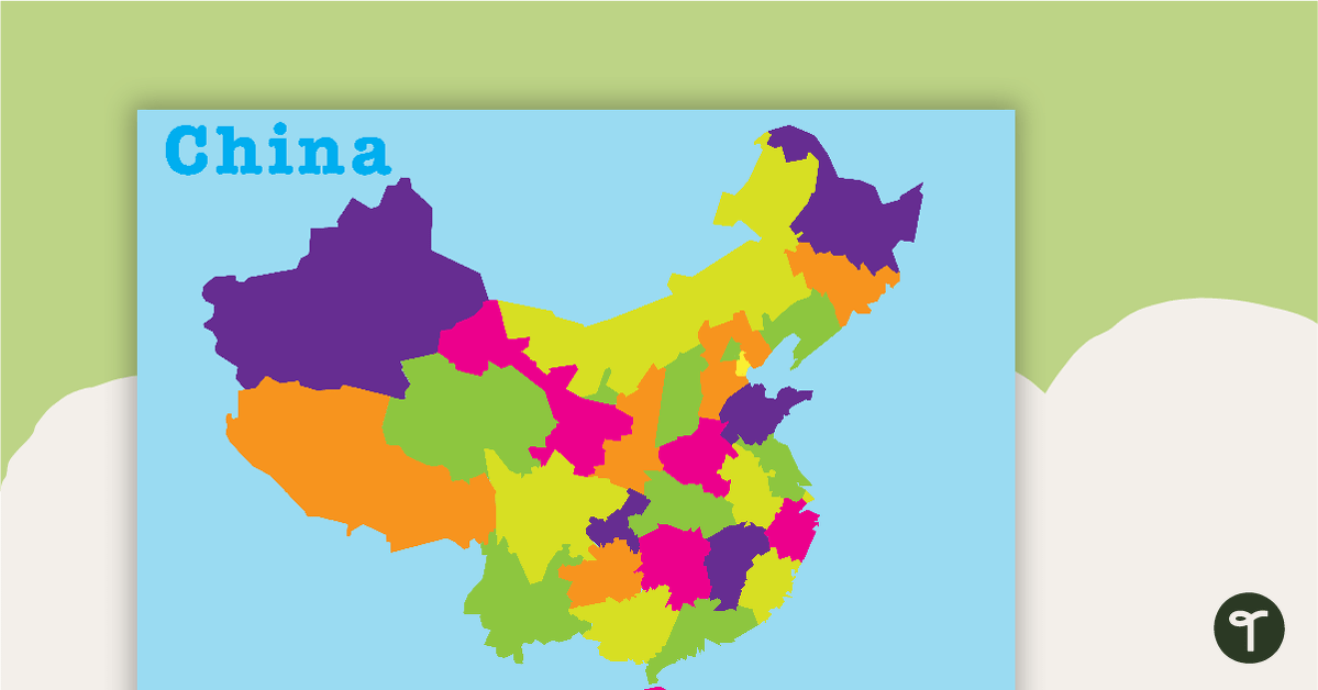 Map of China Puzzle teaching resource