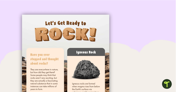 Preview image for Let's Get Ready to Rock! – Worksheet - teaching resource