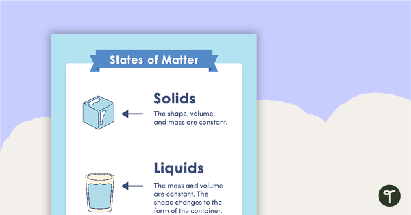 Go to States of Matter teaching resource