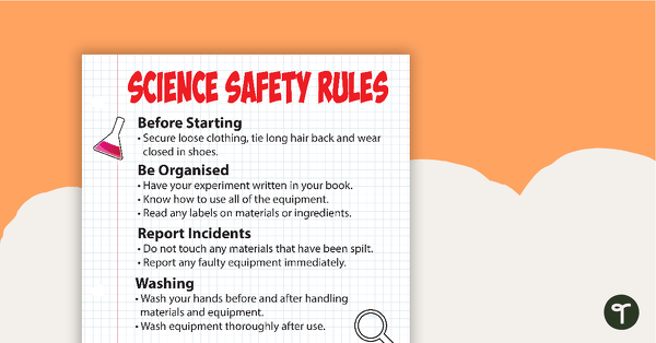 Go to Science Safety Poster Extended teaching resource