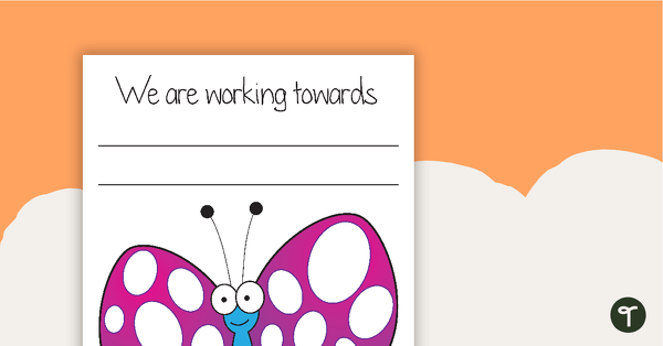 Colour Butterfly Reward Chart teaching resource