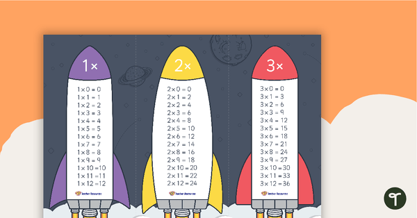 Go to Multiplication Fact Rockets teaching resource