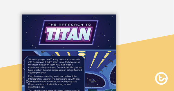 Go to The Approach to Titan – Worksheet teaching resource