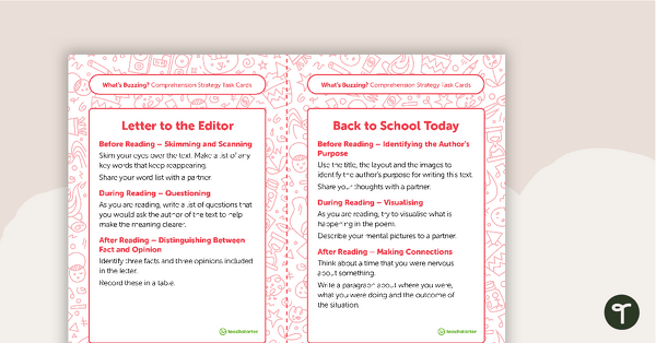 Preview image for Year 4 Magazine - "What's Buzzing?" (Issue 2) Task Cards - teaching resource