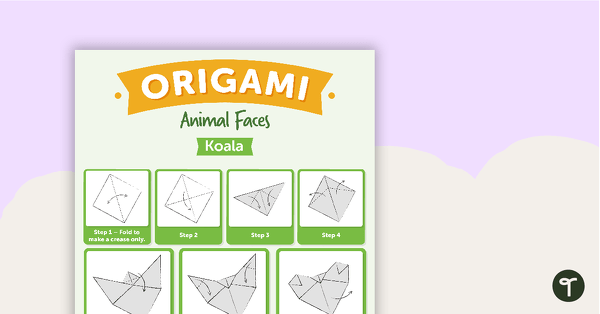 Go to Origami Animal Faces Worksheet teaching resource