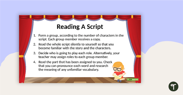 Introduction to Readers' Theatre PowerPoint teaching resource