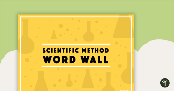Scientific Method Word Wall Vocabulary teaching resource