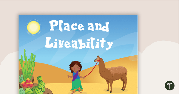 Place and Liveability - Geography Word Wall Vocabulary teaching resource