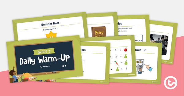 Preview image for Grade 3 Daily Warm-Up – PowerPoint 2 - teaching resource