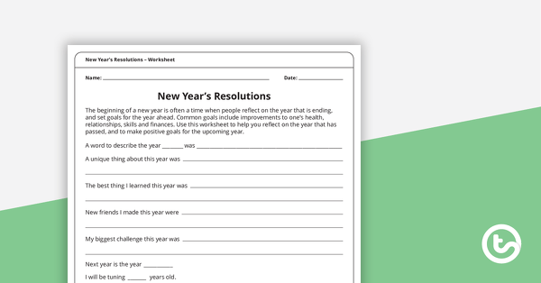Holidays, Celebrations and Resolutions – Upper Primary Workbook teaching resource