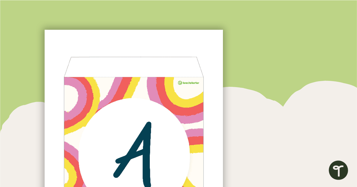 Inspire - Letters and Numbers Bunting teaching resource