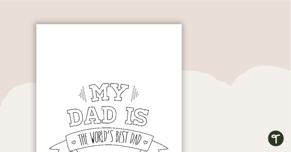 Father's Day Art Activity teaching resource