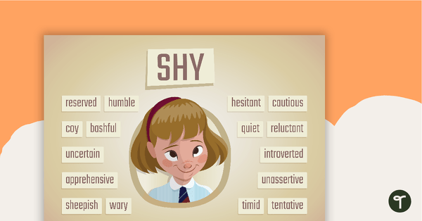 shy-synonyms-poster-teach-starter