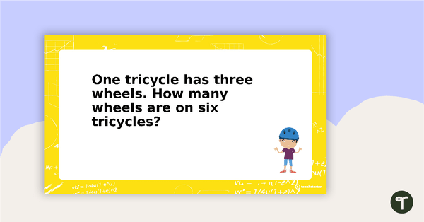 Multiplication Facts PowerPoint - Three Times Tables teaching resource