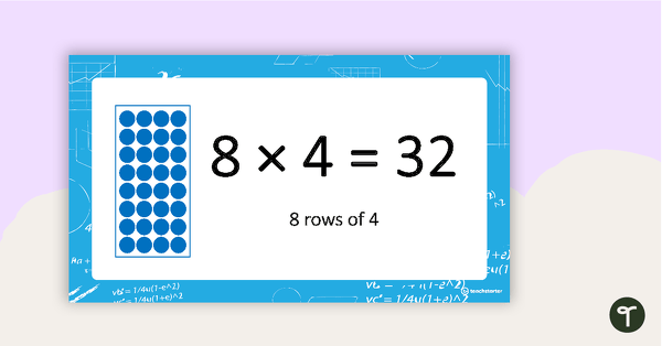 Multiplication Facts PowerPoint - Four Times Tables teaching resource