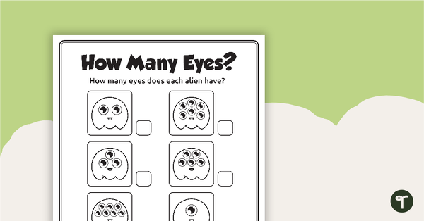 Go to Alien Counting Activity teaching resource