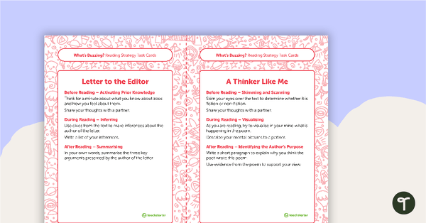 Year 6 Magazine - "What's Buzzing?" (Issue 1) - Task Cards teaching resource