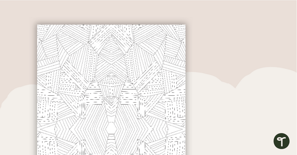 Image of Pattern Colouring In (Version 3)