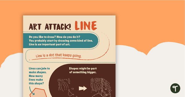 Go to Art Attack! Line – Worksheet teaching resource