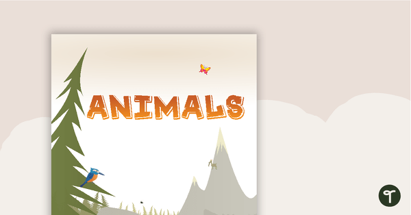 Go to Animals - Title Poster teaching resource