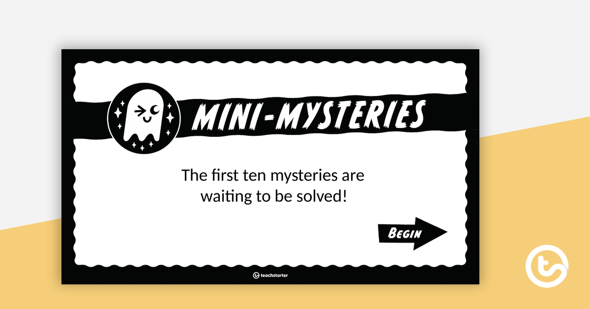 Preview image for Mini-Mysteries – Interactive PowerPoint - teaching resource