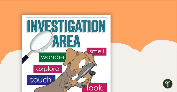 Investigation Area - Poster and Display Signs teaching resource