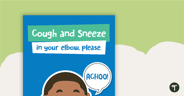 Image of Coughing and Sneezing Hygiene Poster